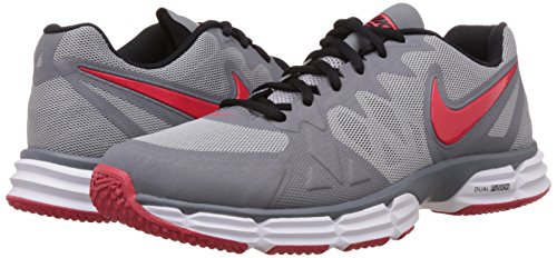 Image of Nike Men's Dual Fusion Tr VI Wolf Grey,Daring Red,Cool Grey,Black Outdoor Multisport Training Shoes -12 UK /India (47.5 EU)(13 US)