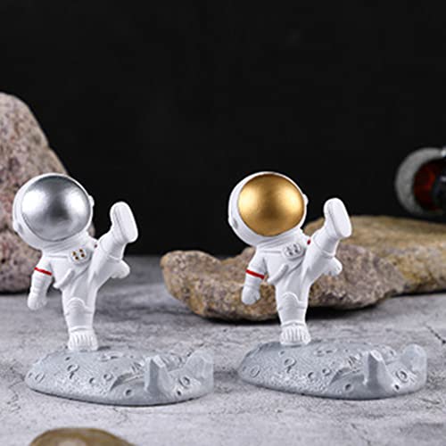 Support d'astronaute en résine pour téléphone portable, cadeau déco original