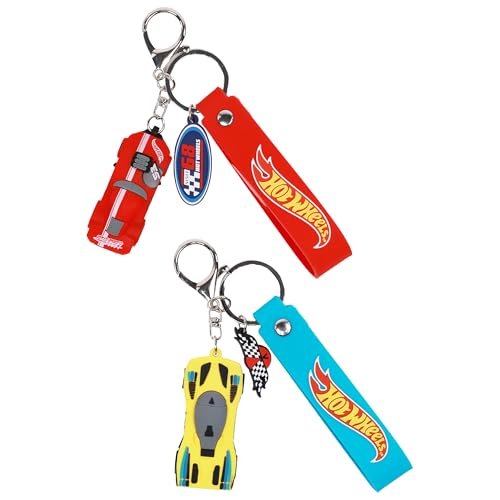 Hot Wheels 3D Car Keychain Set