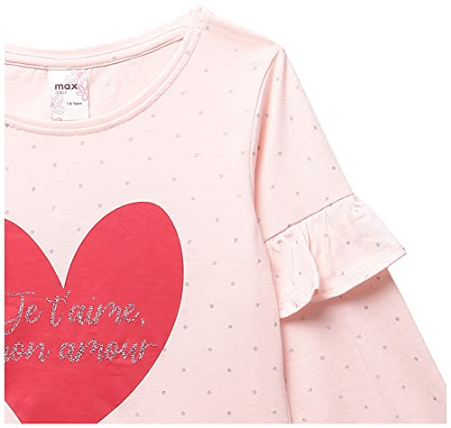 Image of Max Girls Printed Knit Peplum Top