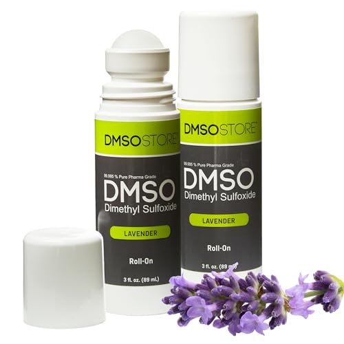 Lavender DMSO Roll-On 3 oz, 99.995% Pharma Grade (2-Pack)