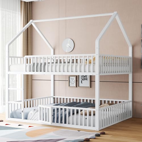 Trdlpyn Letto a Castello per Bambini 140 * 200, Montessori