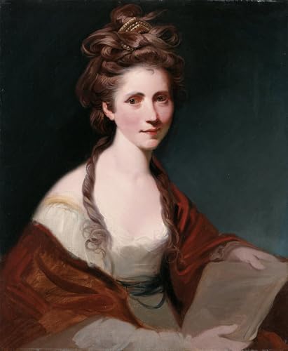 Toile portrait d'Angelica Kauffmann pour décoration de salon élégant