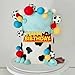 Balls Cake Toppers Blue Orange Birthday Cake Decorations for Baby Shower Birthday Cake Decorating (Cartoon story)