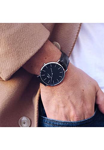 Daniel Wellington Classic Reading Watch, Italian Black Leather Band - Image 3