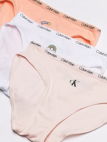 Calvin Klein Girls' Cotton Underwear Bikini Panties, 7 Pack2