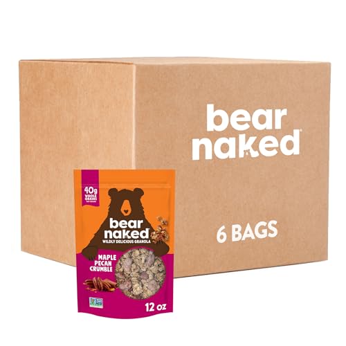 Bear Naked, Granola, Maple Pecan, Non-GMO Project Verified and Kosher Dairy, 4.5lb Case (6 Count)