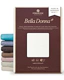 Formesse – Bella Donna Jersey. Edles Jersey-Spannbettlaken 90x190-100x220 cm - bis 30cm Höhe - 97% Baumwollzwirn, 3% Elastan, Aloe Vera und Arganöl/Spannbetttuch aus Deutschland - Wollweiss