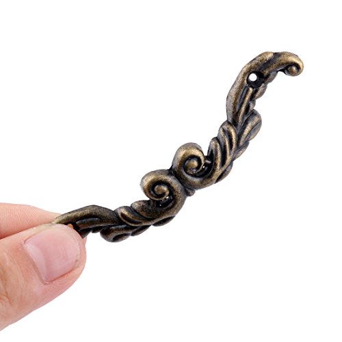 Uxcell Metal Arch Bow Shape Dresser Drawer Cabinet Door Pull Handle 5Pcs Bronze Tone #TOP3