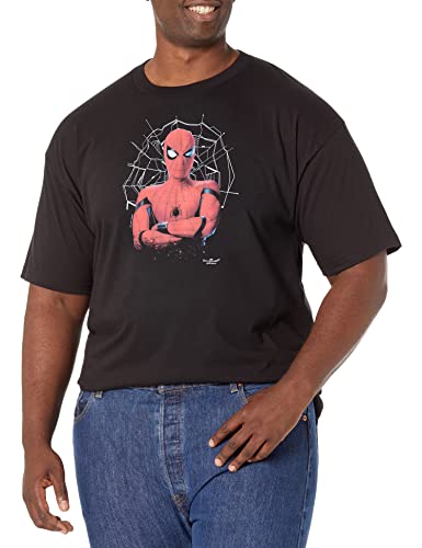 T-shirt Marvel Spidey noir 5XL pour look urbain décontracté