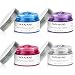 MOFAJANG 4 Colors Temporary Hair Color Wax Silver Grey Purple Red Blue Natural Hairstyle Cream coloring for Men Women Kids Party Cosplay Date Halloween