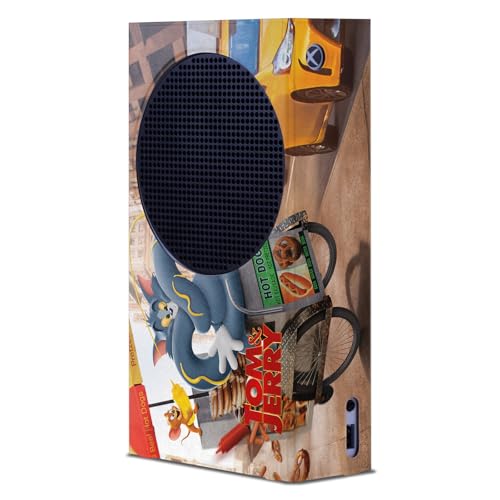 Skin Xbox Series S Tom and Jerry pour protéger des rayures et personnaliser la console