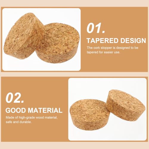 Tapones de corcho para botellas de bebida LABRIMP con sellado hermético de madera 6