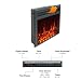 C-Hopetree Chimenea Eléctrica Insertable con Función Calefactora, Chimenea Decorativa en Inserción o...