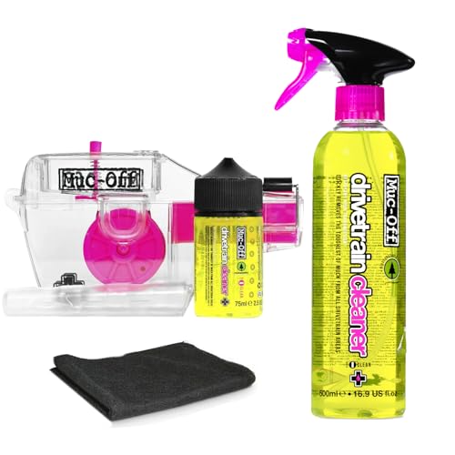 Muc-Off Bio Drivetrain Bike Chain Cleaner 500ml & X-3 Dirty