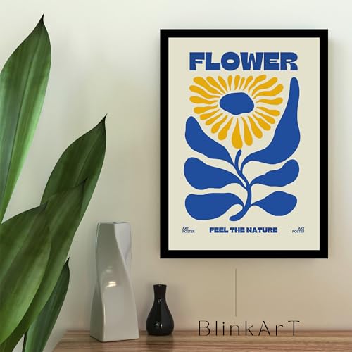 Image of BLINKART Trendy Abstract Wall Art Painting Print Design | Aesthetic Wall Decor Photo Artwork Frame Decoration Hanging For Home Bedroom Living Room Office Wall Decor | T083 | 13x10 Inches