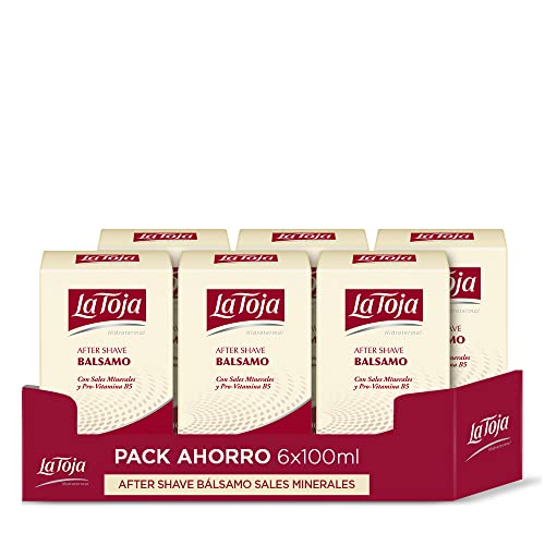 La Toja - Bálsamo After Shave Classic , 6uds de 100ml (600ml) , Calma la irritación , Piel suave e hidratada Cover