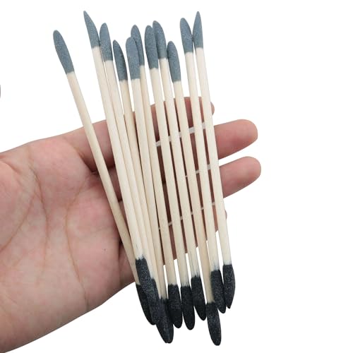 Yhxixi 50446-DESS-30 30Pcs Double End Matchsticks Sanding Twigs Fine Detailing Polishing Sticks Sanding Sticks thumb #1