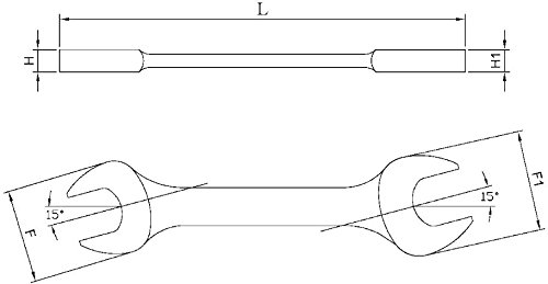 Chave Fixa Belzer Prateada 10x11mm