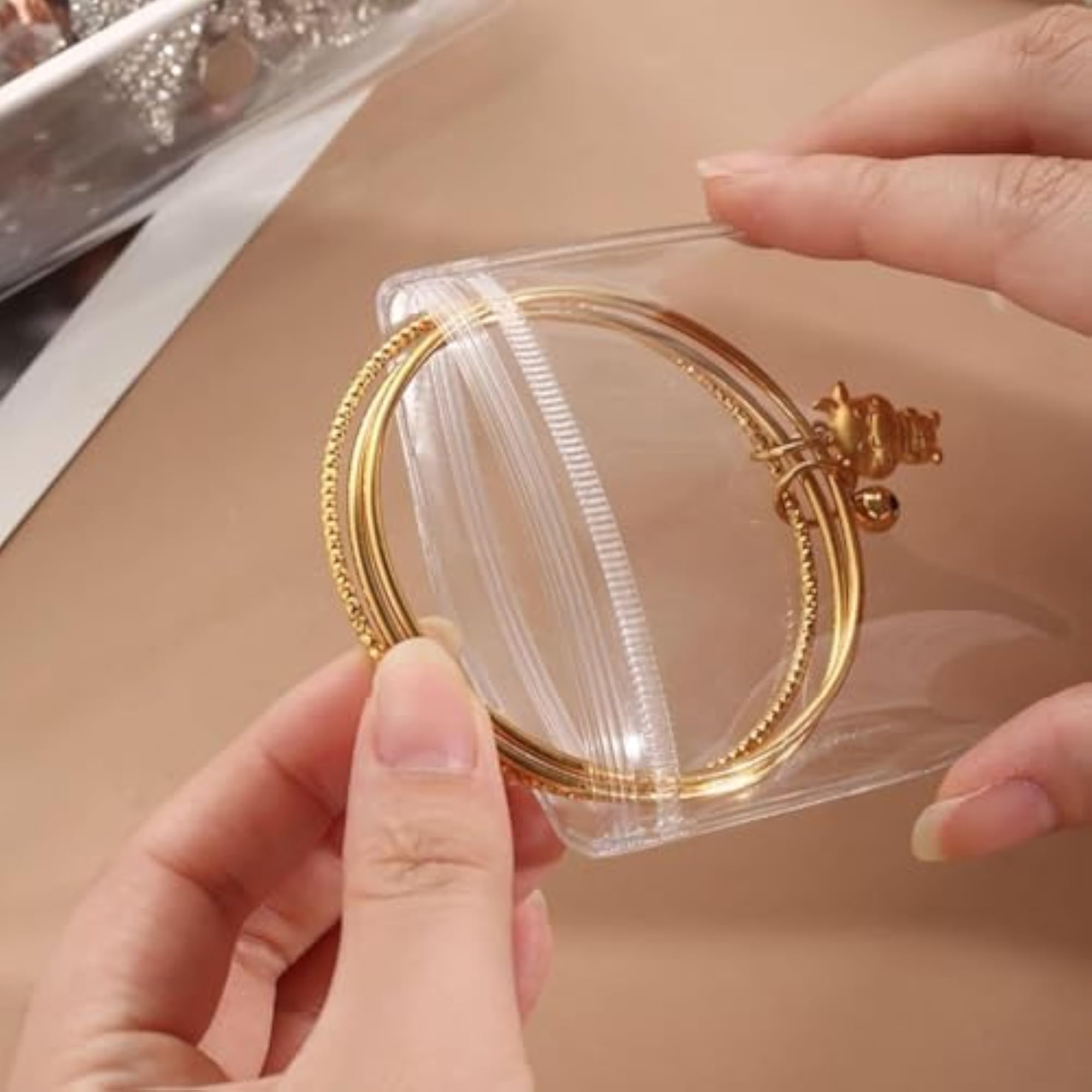 3 Mix Size Clear Zip Lock Jewelry Storage Pouches, Portable
