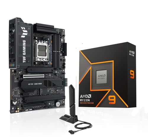 MICRO CENTER AMD Ryzen 9 9900X CPU Processor with ASUS...