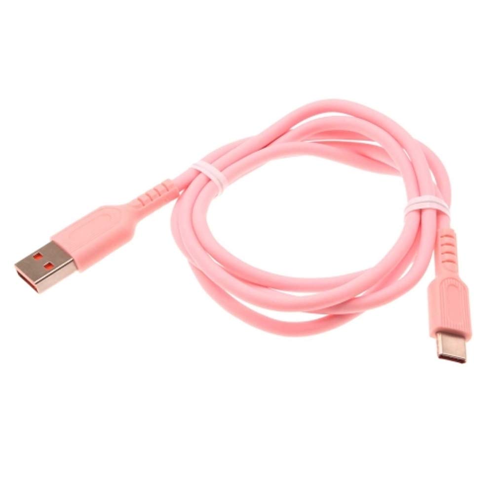 Fonus 3ft USB-C Cable for Galaxy A03s A13 A14 A23 A53 A54 5G Phones - Pink Charger Cord Power Wire Type-C Fast Charge M3X Compatible with Samsung Galaxy A03s/A13/A14/A23/A53/A54 5G