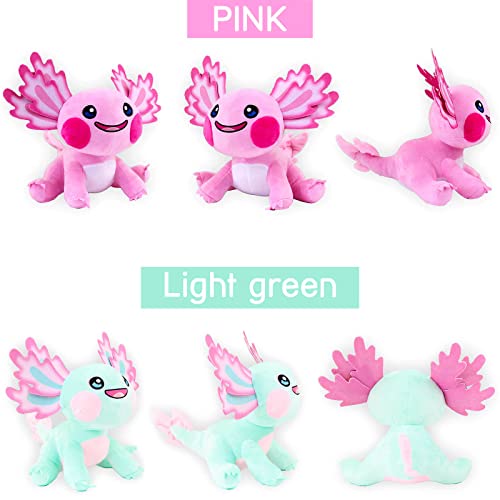 Suouem Axolotl Plush Axolotl Stuffed Animal Plush Toy 11.8 ",Lovely Cartoon Soft Plush Doll Gifts For Children And Fans (Pink) #TOP3