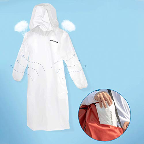 Veste de poncho de pluie imperméable léger réutilisable adultes enfants