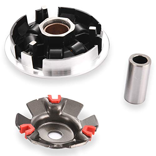 Cleo Gy6 150Cc High Performance Clutch Set，Include Clutch Assembly And Variator Assembly With 743 Belt, Fit For Gy6 125Cc And 150Cc 4-Stroke Engine Scooter Atv Taotao Roketa Sunl #TOP4