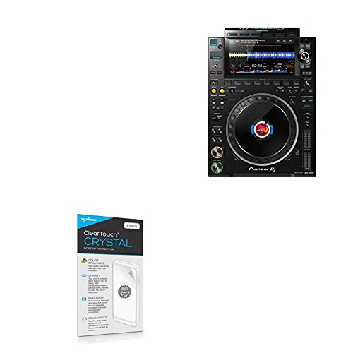 Screen Protector for Pioneer CDJ-3000 (9 in) (Screen Protector by BoxWave) - ClearTouch Crystal (2-Pack), HD Film Skin - Shields from Scratches for Pioneer CDJ-3000 (9 in)