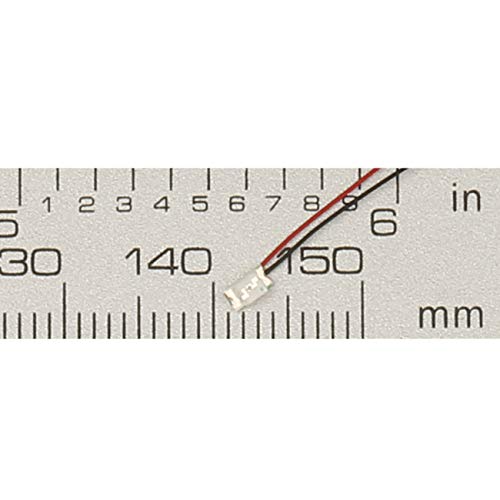 EDGELEC 20pcs Prewired 1206 Red SMD LED Light Emitting Diode DC 2V Micro Litz Length 7.8in. (20cm) Soldered Mini LED Lights for DIY Manual Model Toy Decoration