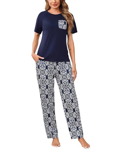 Pyjama femme coton manche courte régulateur de sommeil contre la chaleur