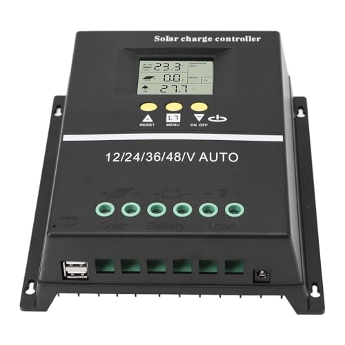 MPPT Solar Charge Controller 100A LCD Display 7 Working Modes