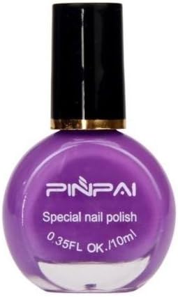Danapp Nail Polish - pinpai Nail Art Template Stamp Stamping Painting Varnish Special Polish Manicure Design (Purple)