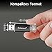 Intenso Twist Line 128 GB, Dual USB-Stick 3.2 Gen 1x1, USB-C und USB-A, 70MB/s, Anthrazit