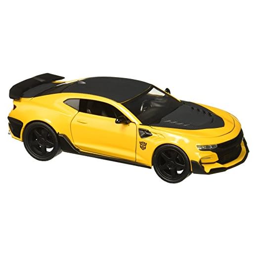 Jada Toys - Chevrolet Camaro - Transformers 5 Bumblebee - 1:24, Amarillo/Negro