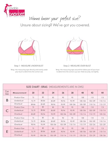Image of DAISY DEE Women's Cotton Brassiere Non-Padded Wirefree Seamed Full Coverage Comfort-fit Cut and Sew, with Broader Band Regular /Dress /Saree Bra - NSHPU