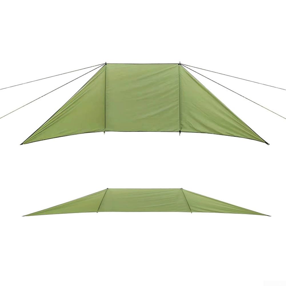 Coupe-vent Camping YUANGANG – Tissu Oxford 210D, Ignifuge, Pliable, 450x140 Cm, Avec Piquets Et Cordes