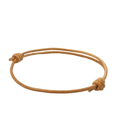 Miniatura 8 de 2 mm Men Genuine Leather Bracelet - Handmade Adjustable Cuff, Mens Minimalism Leather Wrap Wristband, Simple Accessories, Premium Leather, Women