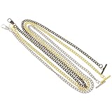 Veemoon 3 Piezas Cadena de Bolsillo Accesorios Vintage de Aleación Robusta y Ligera para Relojes de Bolsillo para Hombre y Mujer, Adecuado para Bodas y Pantalones Hip Hop