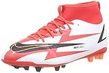 nike cr7 kinder Griffige Oberflächenstruktur Nike Jr. Mercurial Superfly 8 Academy CR7 AG Fußballschuh, Chile Red/Black-White-Total Orange, 38 EU