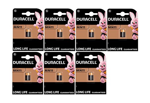 7 pilas Duracell MN11 A11 11 A (7 blísters de 1 batería) 7 pilas