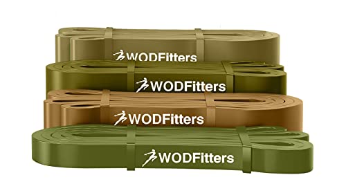 Image of WODFitters Pro Series Pull-Up Assistance Bands - Premium Resistance Loop Bands for Assisted Pull Ups, Muscle Ups, Strength Training & Mobility - Durable Bands for Functional Fitness