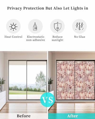 Película decorativa para ventana de vinilo rosa claro miniatura 4