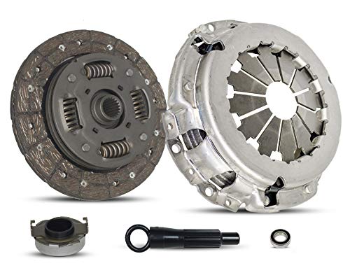 Clutch Kit (08-049) | Compatible With Fit Base Sport Hatchback 4-Door 2007-2008 1.5L 1497CC l4 GAS SOHC Naturally Aspirated |Bahnhof HD Full Woven Organic Clutch Disc (190 mm, 20 spline)
