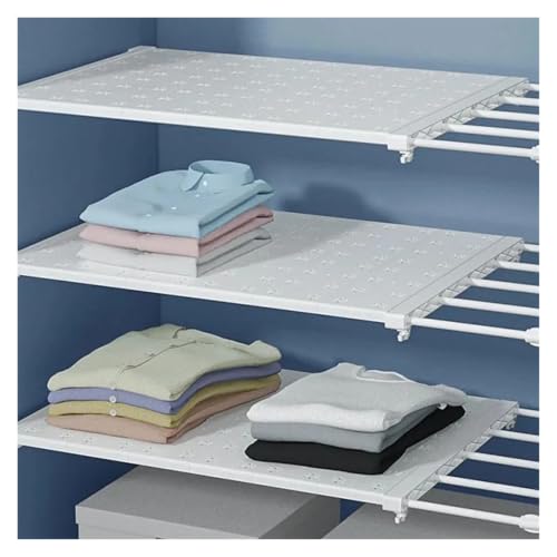Wardrobe divider ajustable que soluciona la falta de espacio en los estantes 6