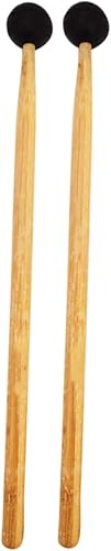 Miniatura 7 de Miwayer Baquetas de goma de 812.515 pulgadas para percusión como tambor de lengua, xilófono, glockenspiel, handpan (12.5 pulgadas)