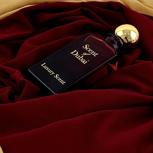 LUXURY SCENT Scent of Dubai Extrait De Perfume 80ML Oriental Unisex Oud Perfume Long Lasting Fragrance with Rose, Saffron, & Amber Arabian Scent for Men & Women Perfect for Special Occasions - Image 4