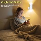 AUAUY Lampka Nocna z Czujnikiem Zmierzchu, 4-poziomowe ściemniane światło Nocne, ściemnialna Lampka Nocna do Korytarza, Sypialni, Pokoju Dziecięcego, Kuchni, Garażu, Klatki Schodowej (2 Sztuki)