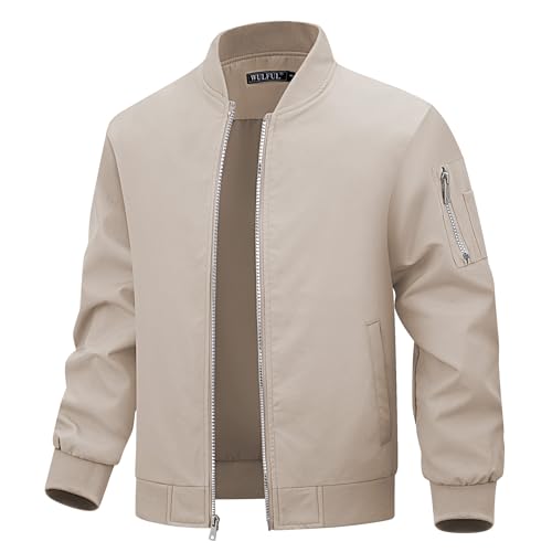 WULFUL Boy's Bomber Varsity Windbreak Jacket